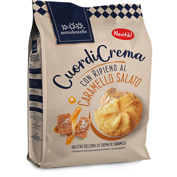 Sottolestelle bio sós karamell krémmel töltött keksz 200 g