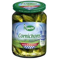 Specht cornichons uborka 370 ml
