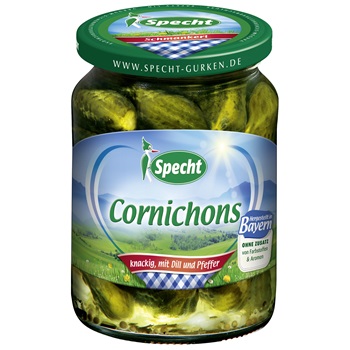 Specht cornichons uborka 370 ml