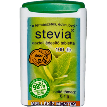 Stevia tabletta mellékíz mentes 100 db