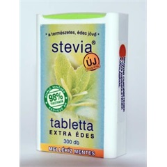 Stevia tabletta mellékíz mentes 300 db