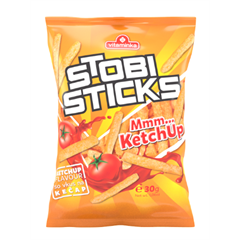 Stobi sticks ketchup ízű kukorica snack 30 g