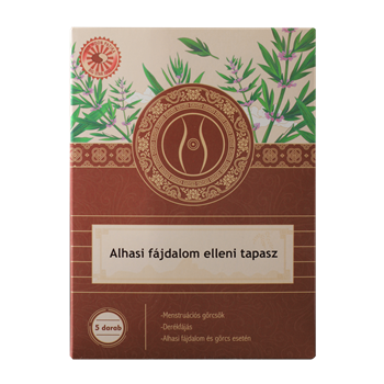 Sun Moon alhasi fájdalom elleni tapasz (menstruációs görcsök,derékfájás,alhasi fájdalom és görcs ellen) 5 db