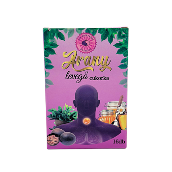 Sun Moon arany levegő torokcukorka 16 db