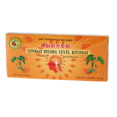 Sun Moon ginkgo biloba levél kivonat 10x10ml ivóampulla 100 ml