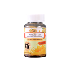 Sun Moon kalcium+vas étrend-kiegészítő gumivitamin 30 db