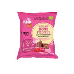 Super fudgio bio tejmentes karamella rózsás 150 g