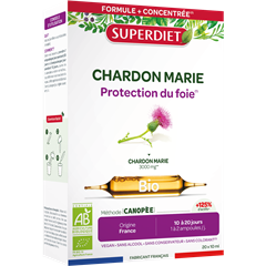 Superdiet máriatövis kivonat  - a máj védelméért ampulla 20x10ml 200 ml