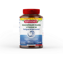 Superdiet tengeri magnézium + b6 vitamin tabletta 90 db