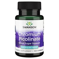 Swanson chromium picolinate kapszula 200mcg 100 db