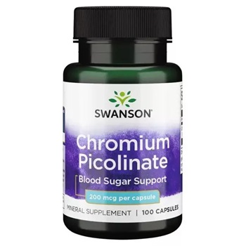 Swanson chromium picolinate kapszula 200mcg 100 db