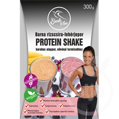 Szafi Free barna rizscsíra-fehérjepor protein shake karobos 300 g