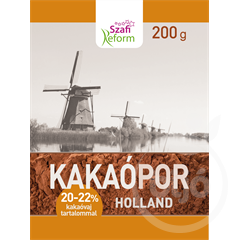 Szafi Reform holland kakaópor (20-22% kakaóvaj tartalom) 200 g