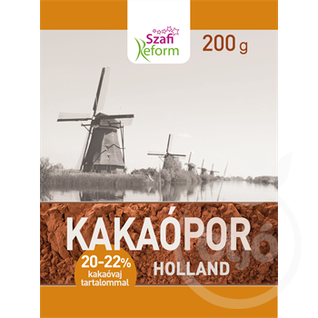 Szafi Reform holland kakaópor (20-22% kakaóvaj tartalom) 200 g