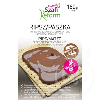 Szafi reform szénhidrátcsökkentett ripsz/pászka 180 g