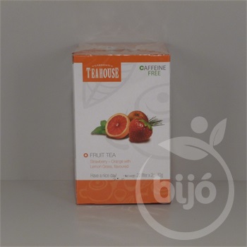 Teaház eper narancs ízű tea 20x2 g