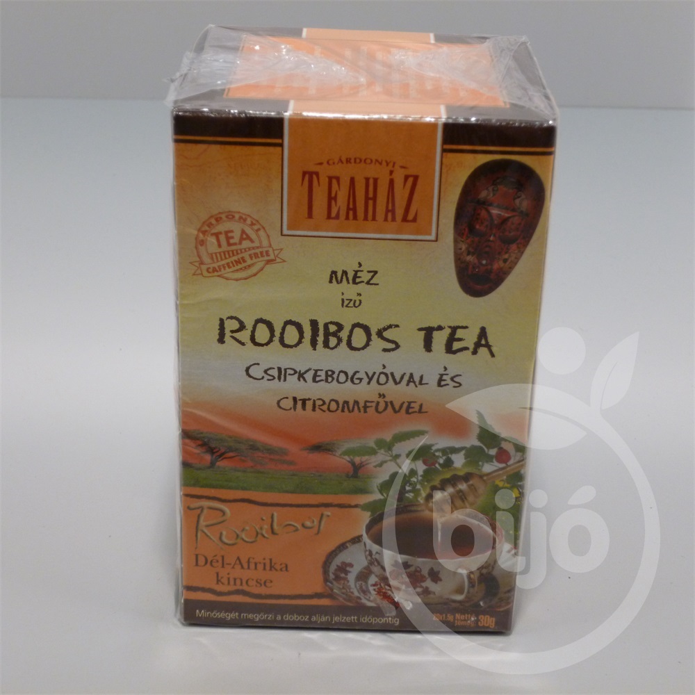 Teaház rooibos tea mézes mangó ízű csipkeb. és citromfűvel 20x1,5 g ...