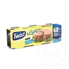 Twist tonhaltörzs light növényi olajban 3x60g 180 g