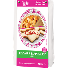 Tasty Me glutén- és laktózmentes almás pite&keksz mix 400 g