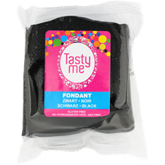 Tasty Me glutén- és laktózmentes fondant fekete 200 g