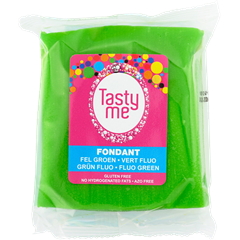 Tasty Me glutén- és laktózmentes fondant fényes zöld 200 g