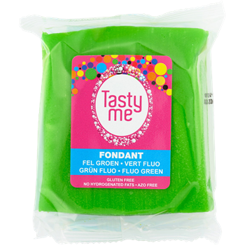 Tasty Me glutén- és laktózmentes fondant fényes zöld 200 g