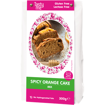 Tasty Me glutén- és laktózmentes fűszeres narancsos torta mix 300 g