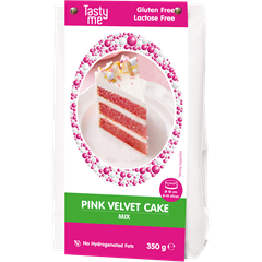 Tasty Me glutén- és laktózmentes rózsaszín bársonytorta mix 350 g