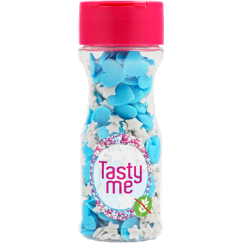 Tasty Me gluténmentes cukor tortadekor blue star 8mm 50 g