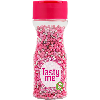 Tasty Me gluténmentes cukor tortadekor mini mix pink 70 g