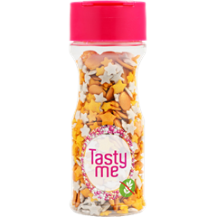 Tasty Me gluténmentes cukor tortadekor mix arany-ezüst 50 g