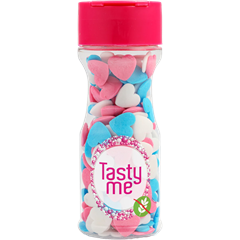 Tasty Me gluténmentes cukor tortadekor mix szívek 50 g