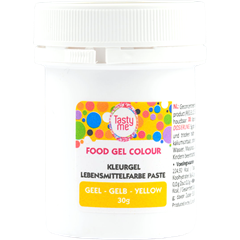 Tasty Me gluténmentes ételfesték gél sárga 30 g