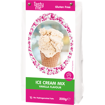 Tasty Me gluténmentes fagyi mix vanília 200 g