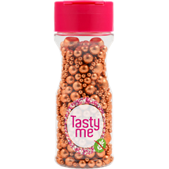 Tasty Me gluténmentes metallic pearls tortadekor mix réz 75 g
