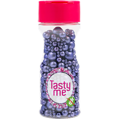 Tasty Me gluténmentes metallic pearls tortadekor mix viola 75 g