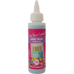 Tasty Me gluténmentes tortabevonó drip (csurgató) babakék 120 g