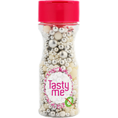 Tasty Me gluténmentes tortadekor mix silver linings 80 g