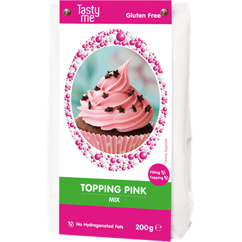 Tasty Me gluténmentes világos rózsaszín tortakrém mix 200 g