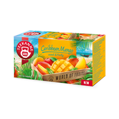 Teekanne world of fruits caribbean mangó ízű gyümölcstea 20x2,25g 45 g