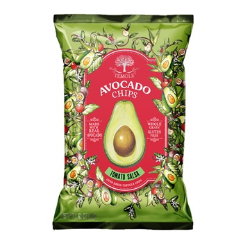 Temole avokádó chips paradicsomos salsa ízű 40 g