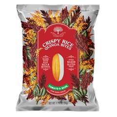 Temole ropogós rizs és quinoa falatok paradicsom és bazsalikom ízű 50 g