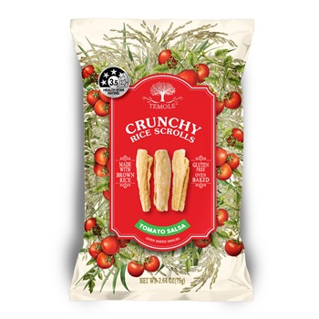 Temole ropogós rizstekercs paradicsomos salsa ízű 75 g