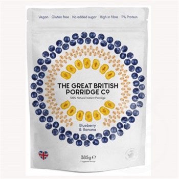 The Great british porridge áfonya-banán instant zabkása 400 g