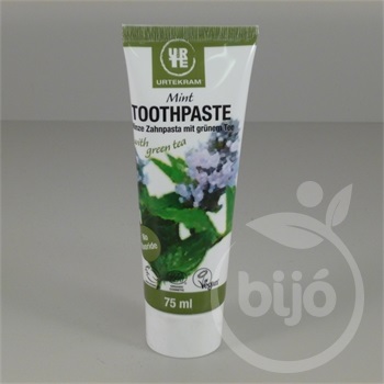 Urtekram bio fogkrém zöldtea-mentol 75 ml