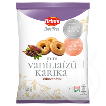 Urban Love Free vanília ízű karika hcn 160 g