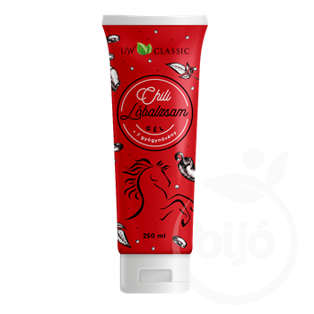 Uw classic lóbalzsam chilivel+7 gyógynövény tubusos 250 ml