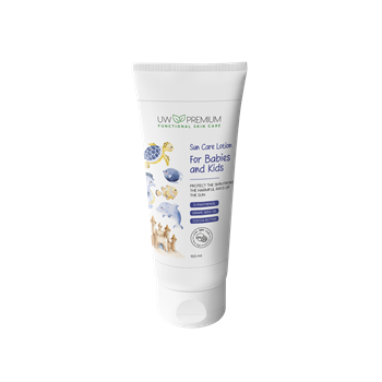 Uw premium sun care lotion for babies and kids spf50 150 ml