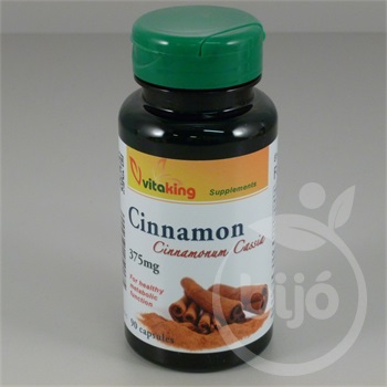 Vitaking cinnamon fahéj 375mg kapszula 90 db