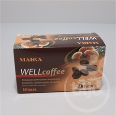 Vitálvár makka wellcoffee instant kávé ganoderma kivonattal 30 db